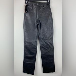 Vintage Hot Leathers size 4 Women’s Black Leather Pants
